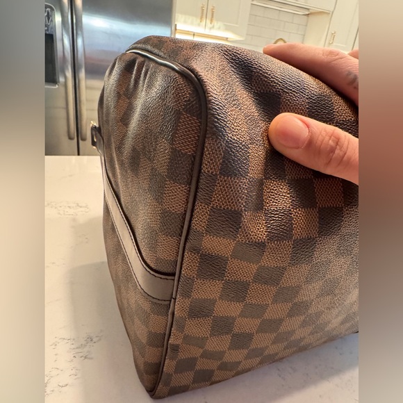 Louis Vuitton Damier Ebene Keepall Bandouliere 55 boston bag - Picture 14 of 16